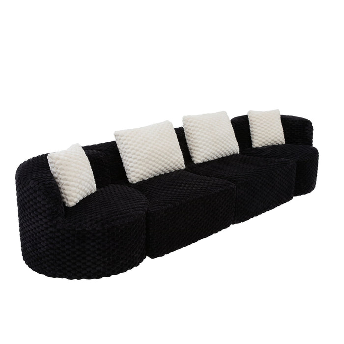 Modular Sectional Sofa With Free Combination Design