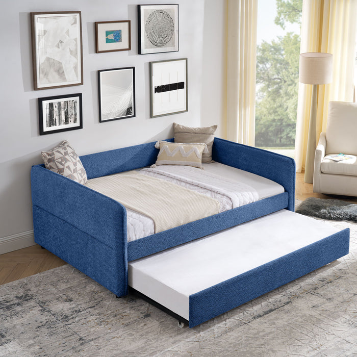 Upholstered Daybed With Pop Up Trundle
