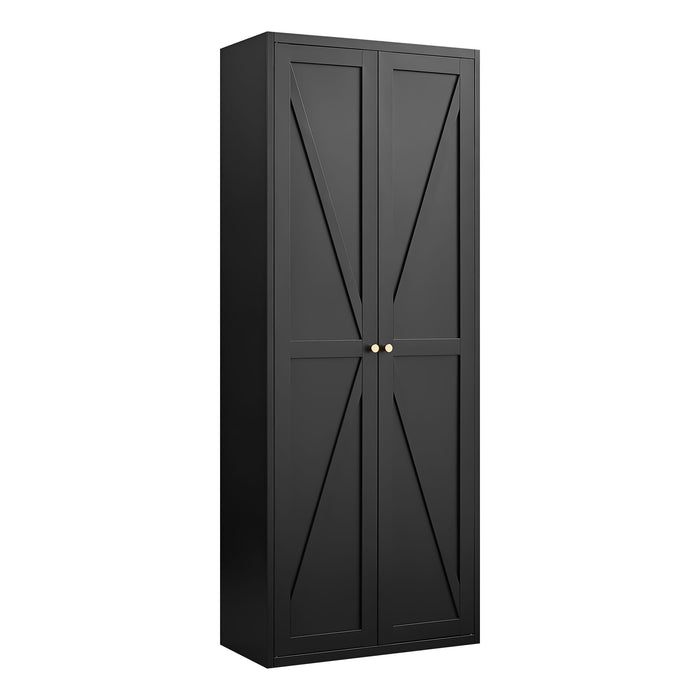 Adjustable 2 Door Storage Cabinet With Adjustable Shelves