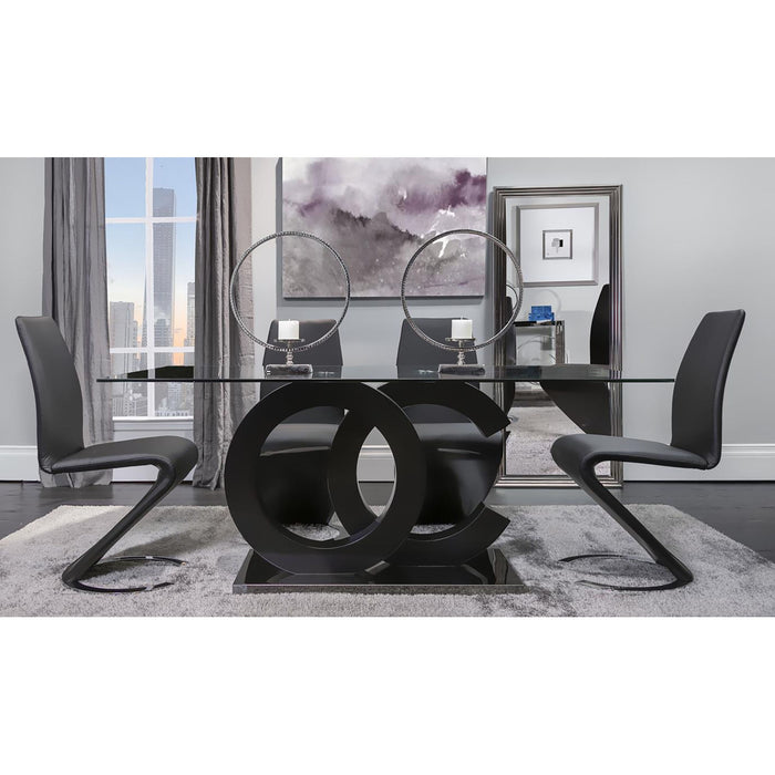 Aston - Dining Table - Black