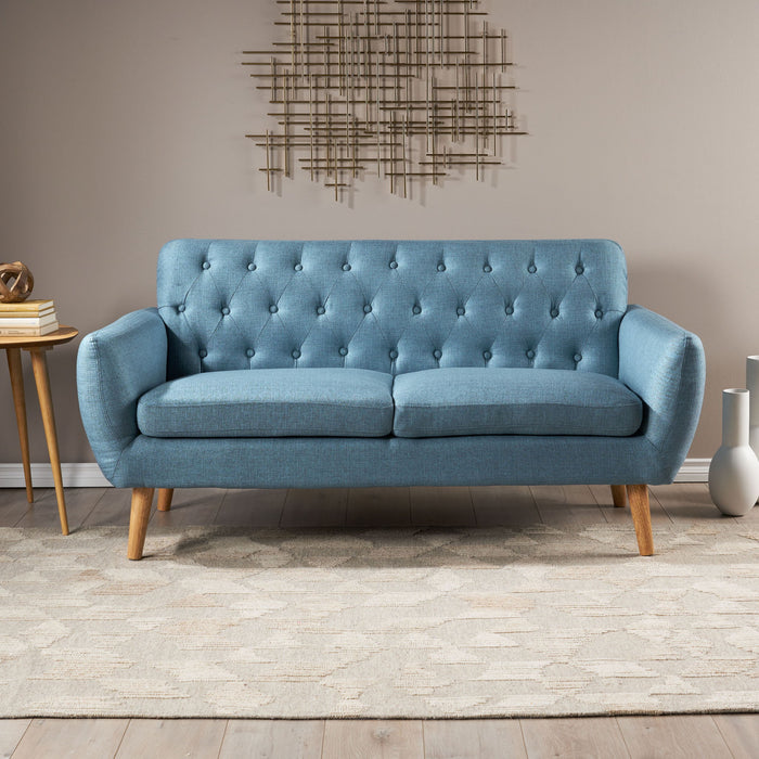Mid - Century Tufted Loveseat