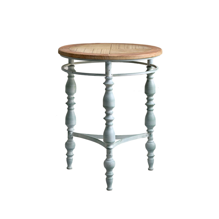 Round Top Carved Table For Living Room