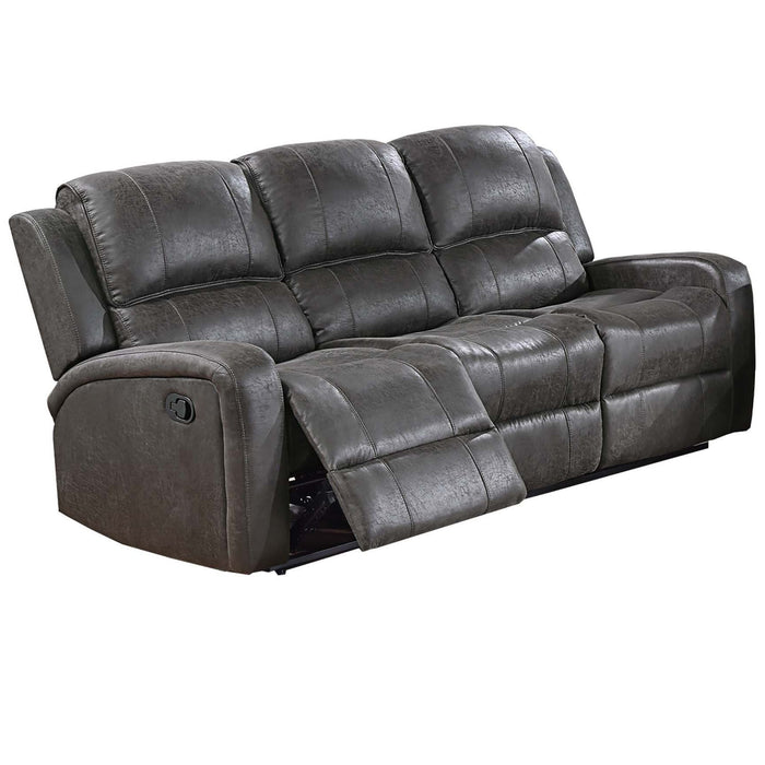Modern Reclining Sofa With Padded Seat And Backrest