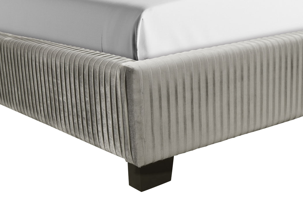 Upholstered Bed, Space-Saving Design