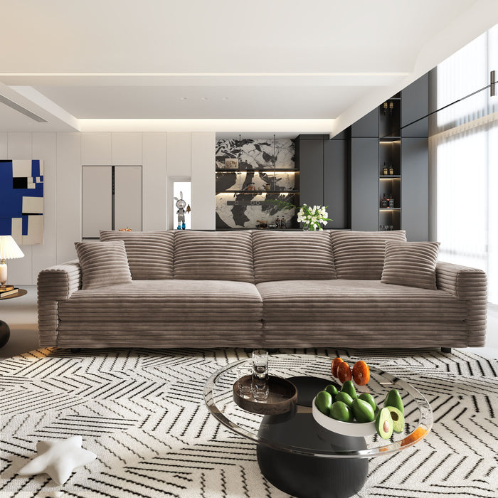 Modern Comfy Upholstered Sofa Cloud Couch & Deep Seat Couches
