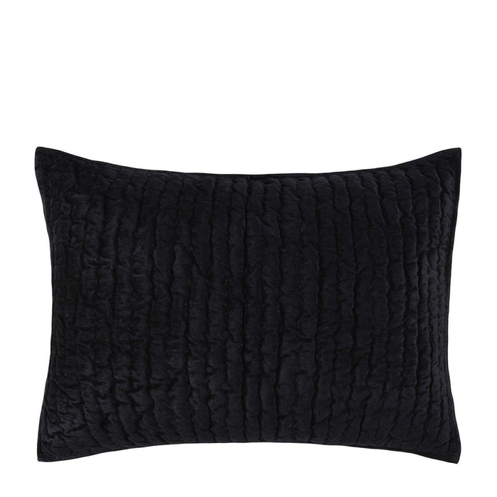 Bari - Velvet Sham - Onyx