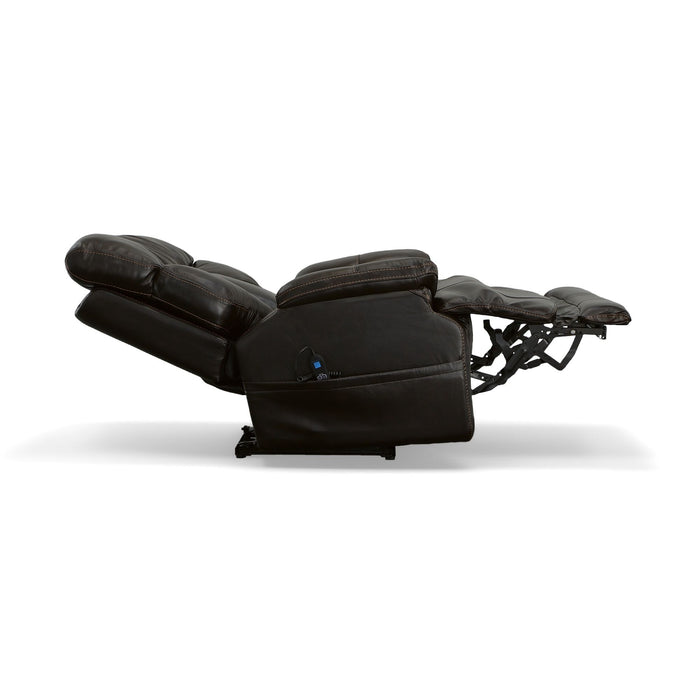 Clive - Power Recliner With Power Headrest & Lumbar - Black