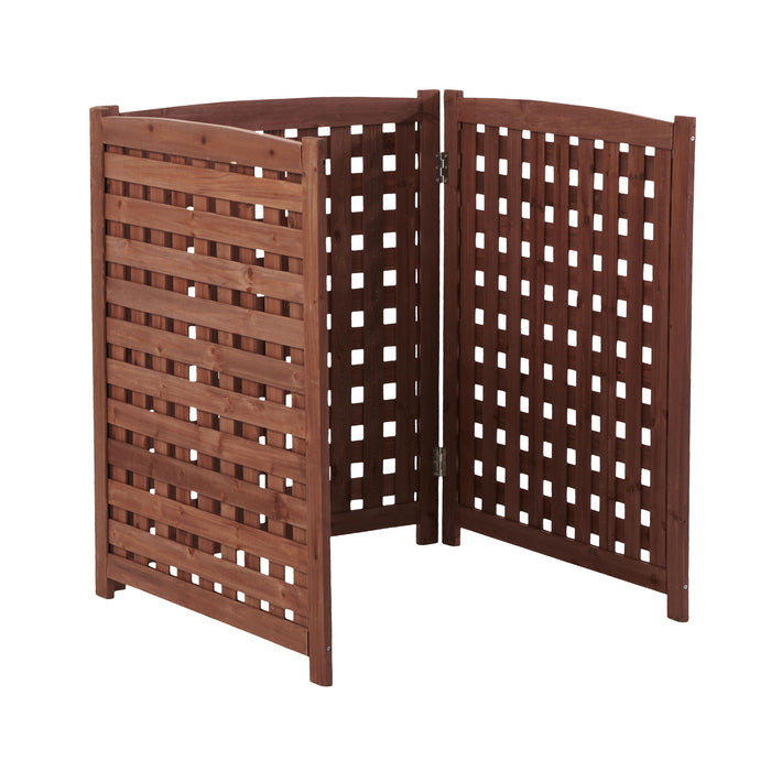 3 Panel Outdoor Air Conditioner Fence Screen