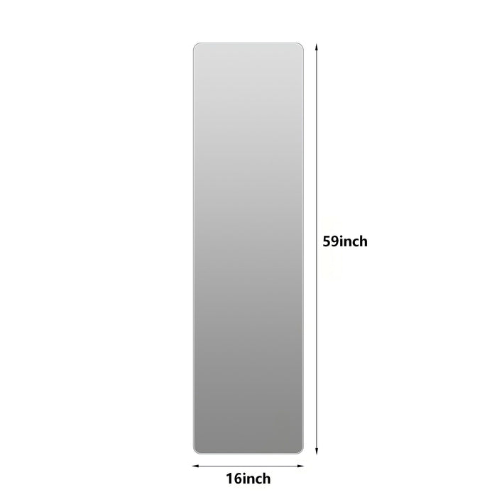 Full Body Round Corner Mirror For Living Room