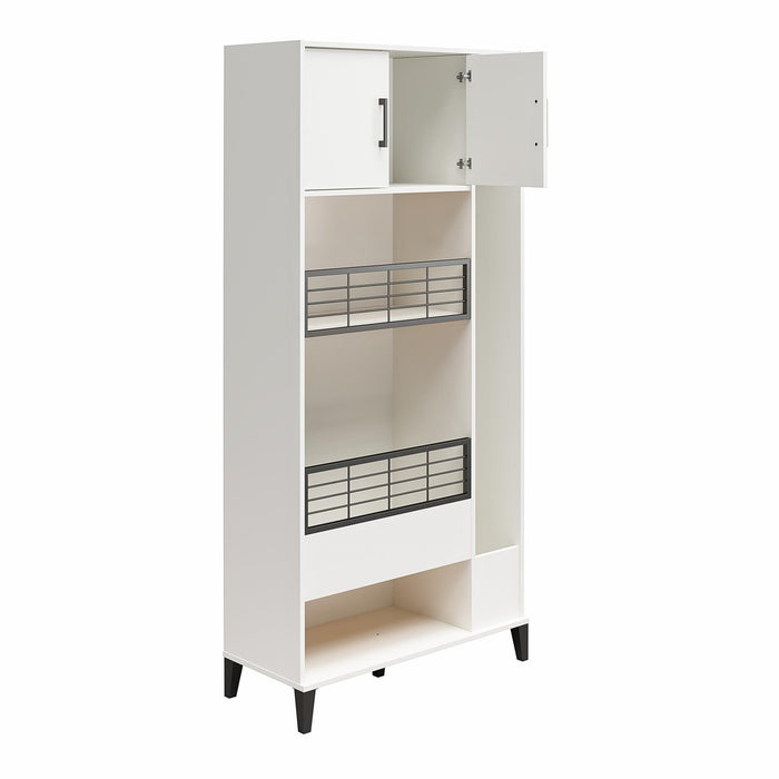 Sports Storage Cabinet - White