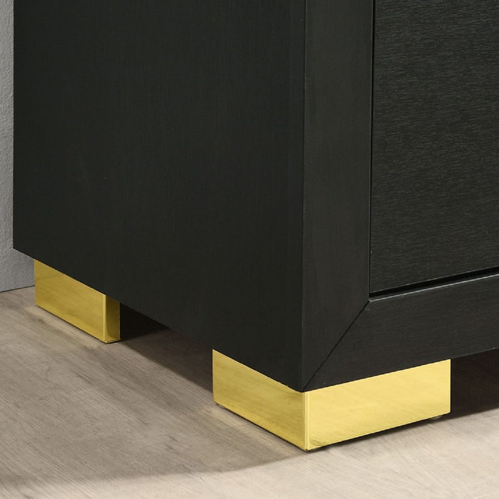 Nightstand, Bedside Table - Black