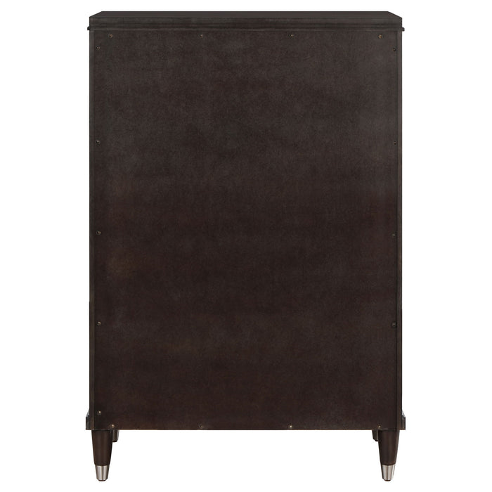 Niguel - 5 Drawer Chest Storage Furniture - Brown