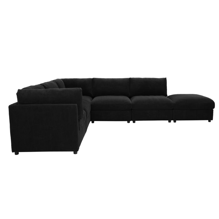 Modern Reversible Modular Sectional