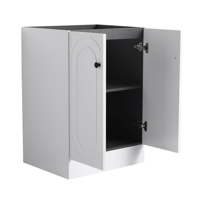 Modern Freestanding Bathroom Vanity With Soft Close Cabinet Doors