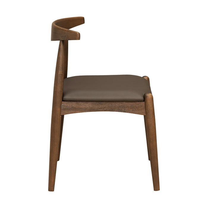 Dining Chairs With Ergonomic Backrest (Set of 2)
