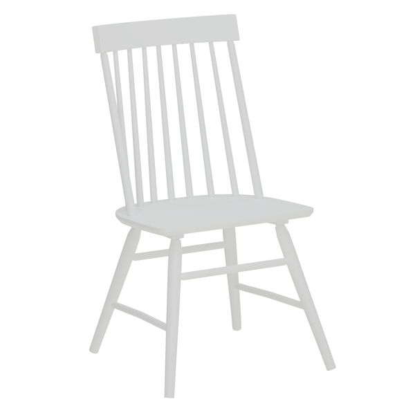 Midland - Dining Chair With Solid Wood Construction - White
