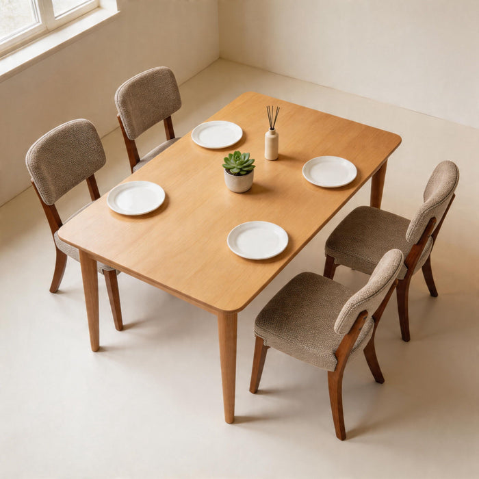 Contemporary Armless Dining Chairs (Set of 2)