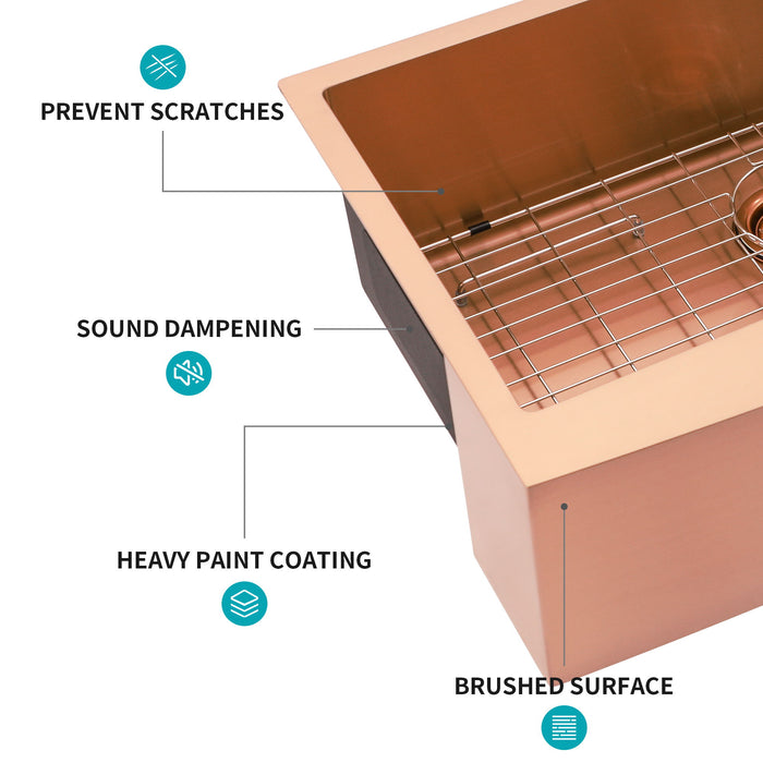 Farmhouse Kitchen Sink, Stainless Steel, Apron Front