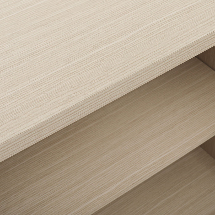 2 Door Carved Storage Cabinet With Adjustable Shelf, Accent Furniture