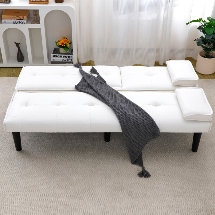 Sofa Bed With Foldable Design And Cup Holder