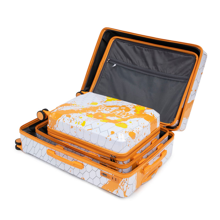 3 Piece With Combination Lock And Silent Wheels