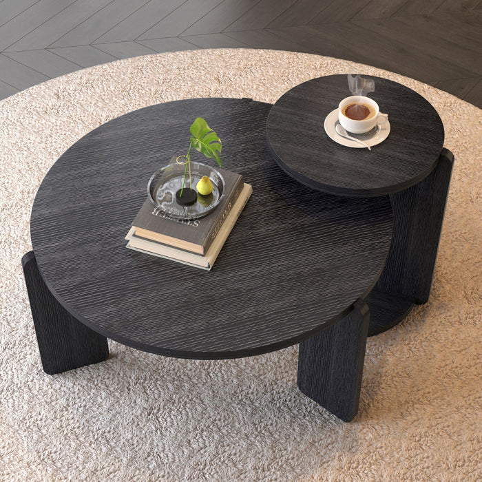 Round Coffee & End Table Set
