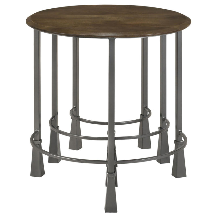 3 Piece Nesting Table Set - Brown