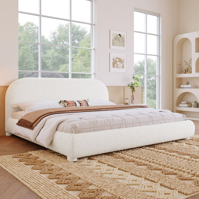 Simple Modern Bedroom Double Upholstered Bed