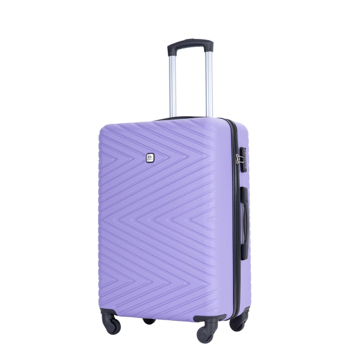 Luggage 4 Piece Lightweight Suitcase With Rotating Wheels With Tsa Lock,