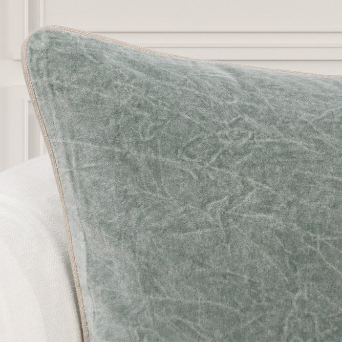 Heirloom Velvet - SLD Pillow - Bay Green