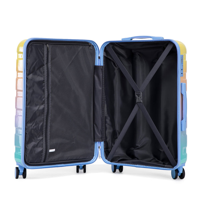 Luggage Set 20" /24" /28" With Combination Lock And Silent Wheels