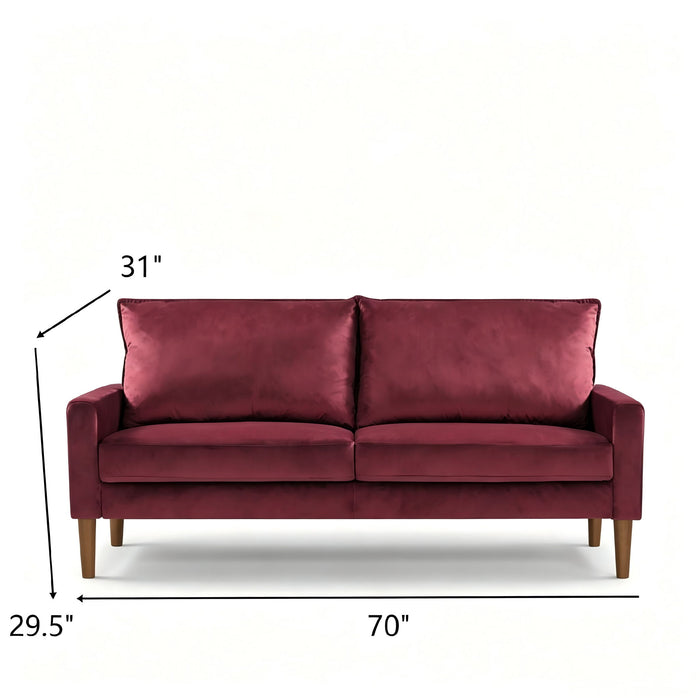 Upholstered Sofa, 3 Seater Couch For Living Room