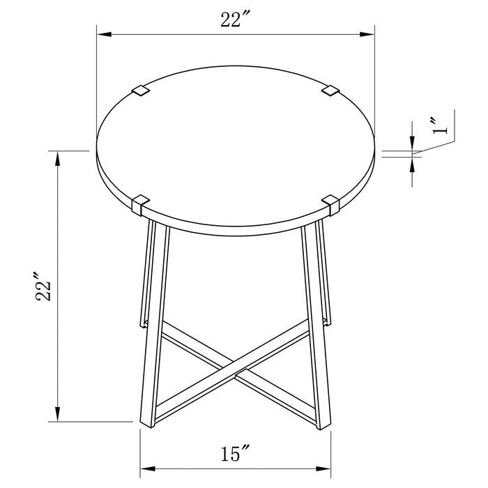 Heyer - Round Table With Open Base