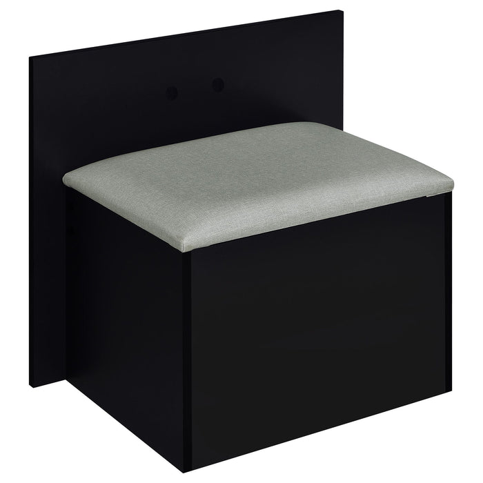 Kerr - 2 Drawer Makeup Vanity Table With Mirror And Stool