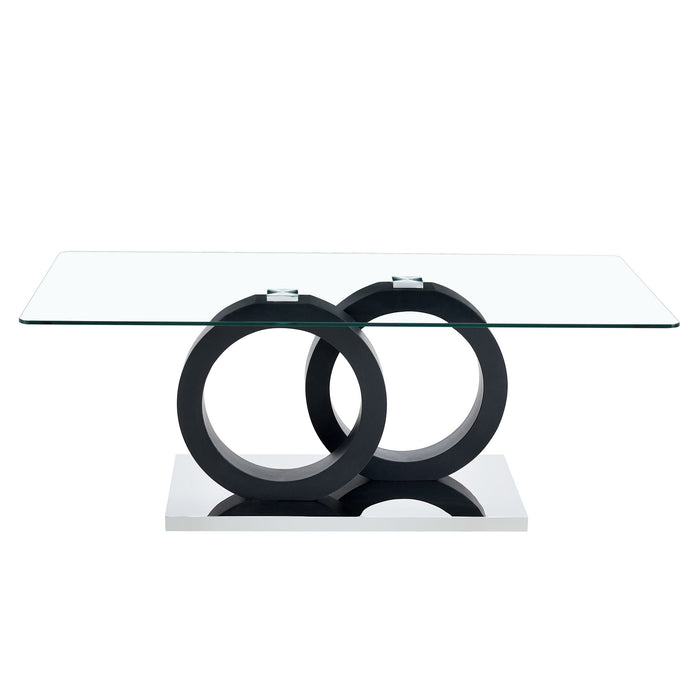 Minimalist Coffee Table - Black