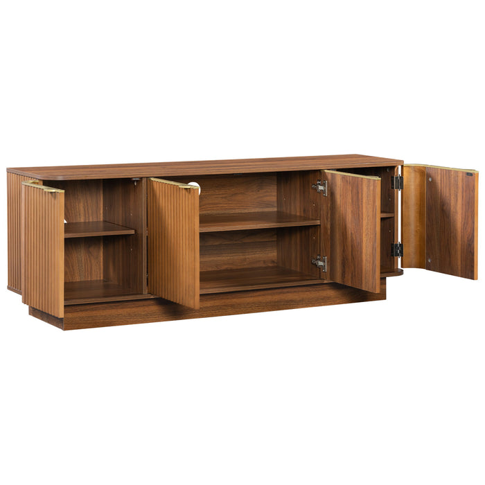 Farmhouse Matching Coffee Table & TV Console Set