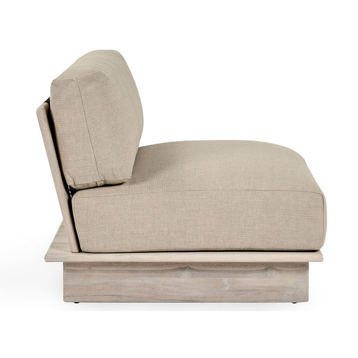 Livia - Outdoor Armless Chair - Taupe