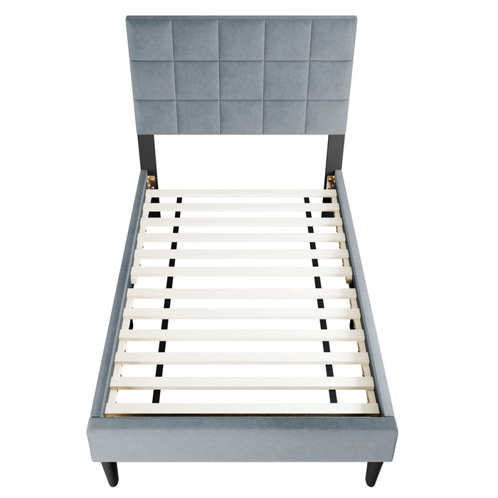 Modern Bed With Adjustable Headboard