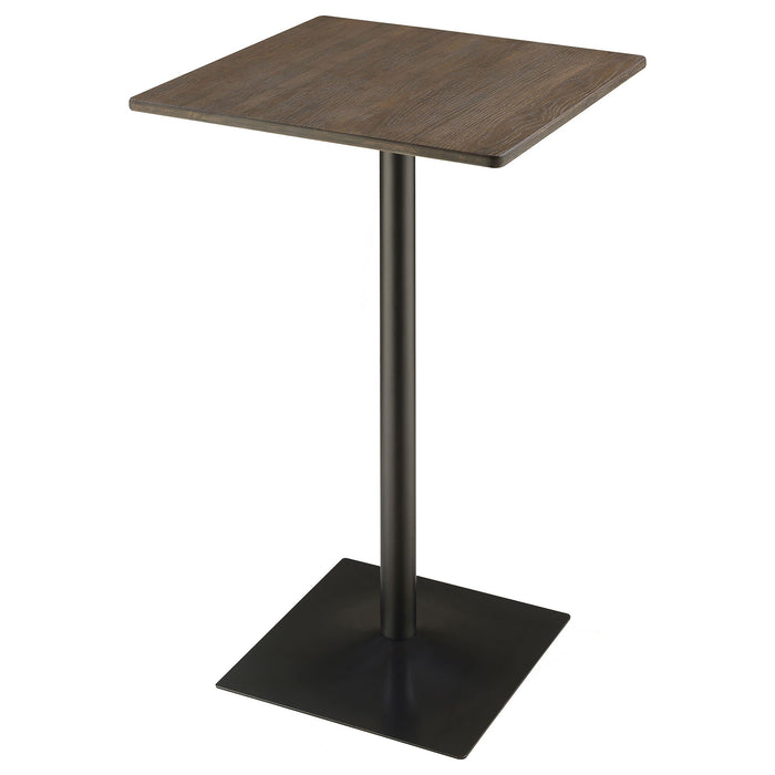 Staccato - 3 Piece Square Bar Table Set - Dark Brown