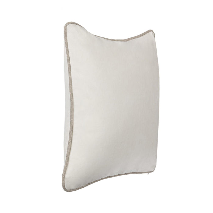 Heirloom Velvet - SLD Pillow - Ivory
