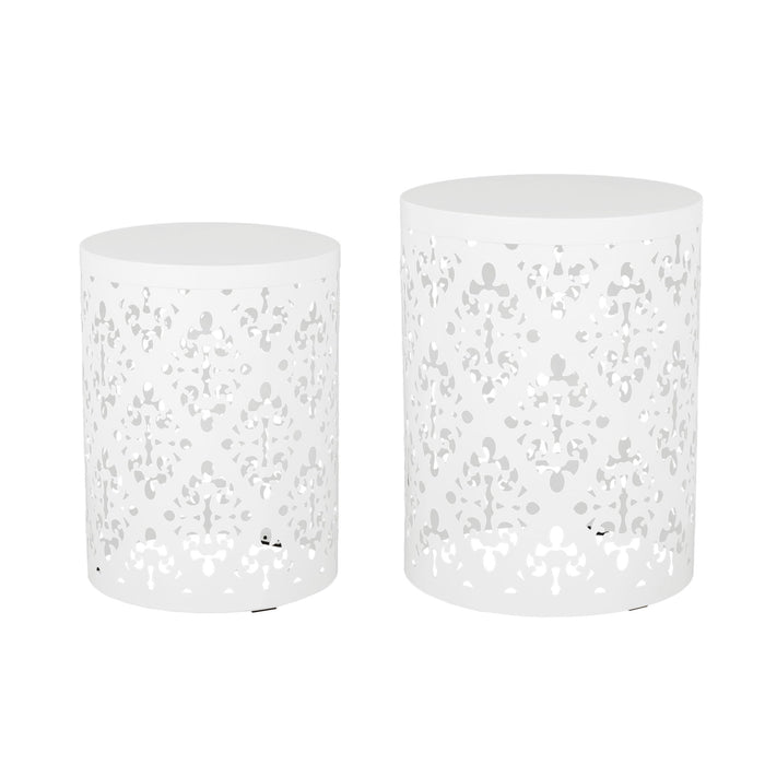 Outdoor Metal Modern Design End Table