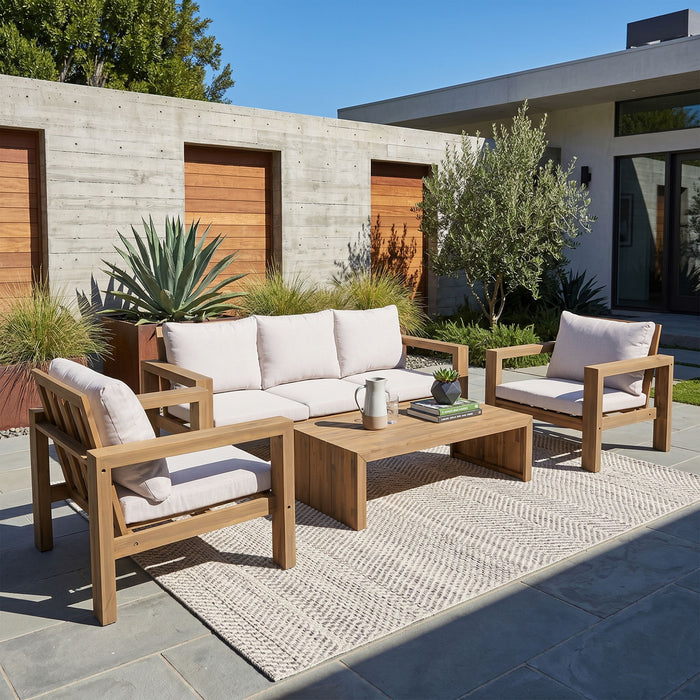 4 Piece Patio Sofa Set