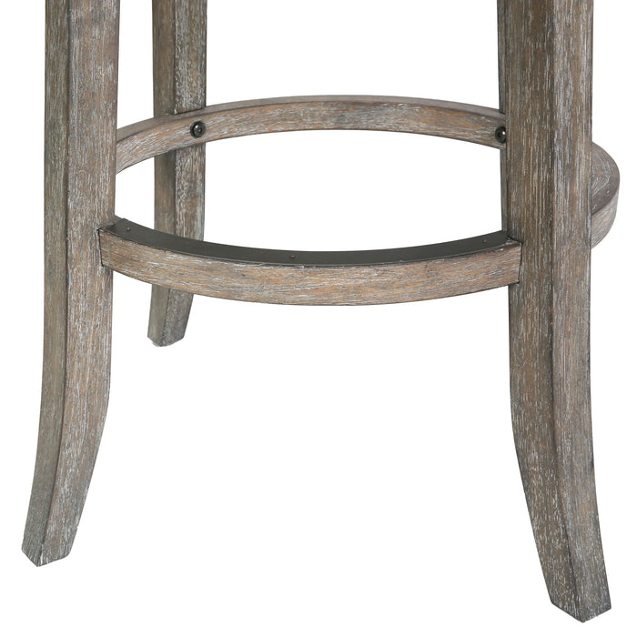 Stool With Natural Seagrass Seat