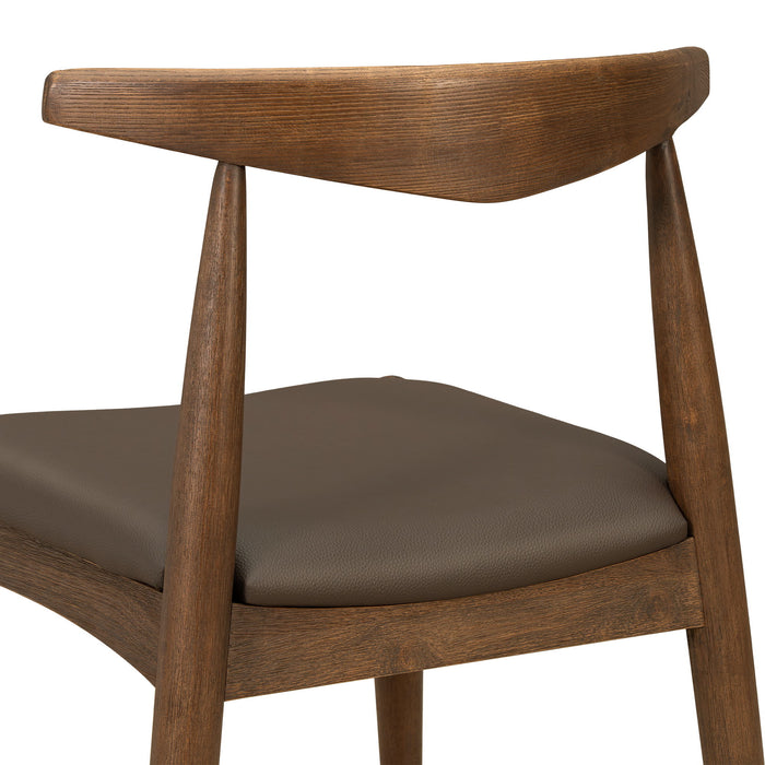 Dining Chairs With Ergonomic Backrest (Set of 2)