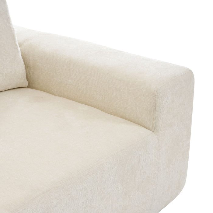 Modular Cloud Sectional Sofa Set, U-Shaped Upholstered Couch With Deep Seat
