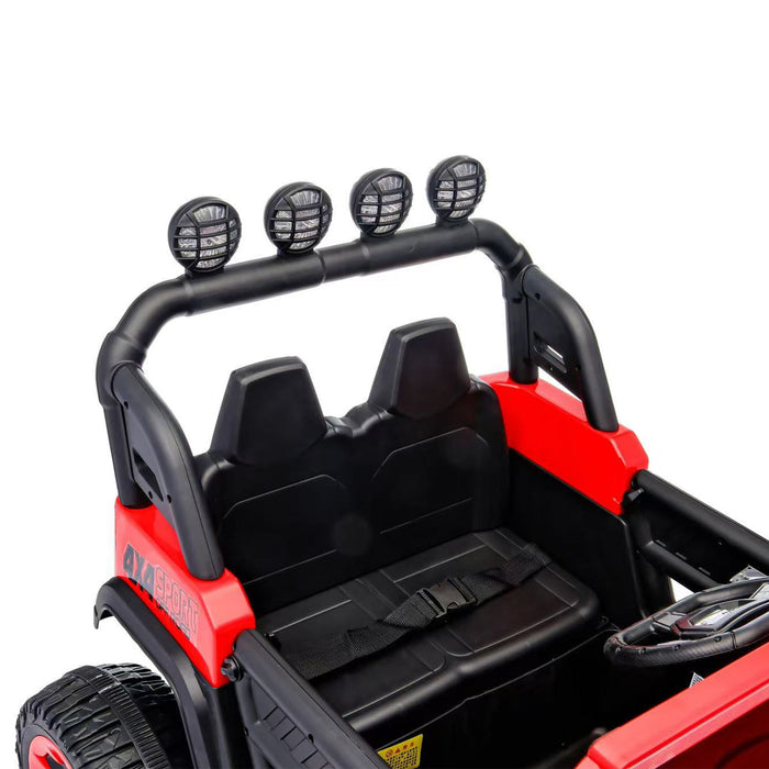 Electric Car With Remote Control, Colorful LED Lights, USB & MP3