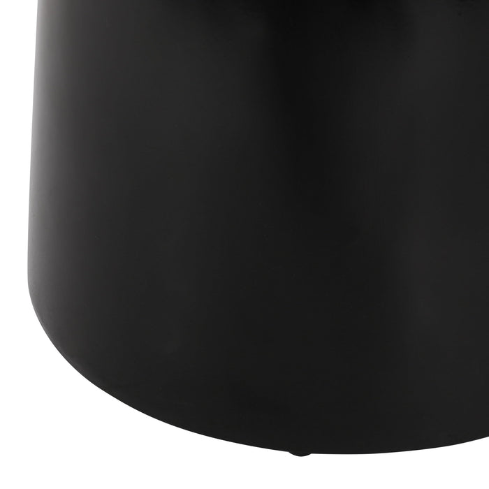 Outdoor Modern Metal End Large Table