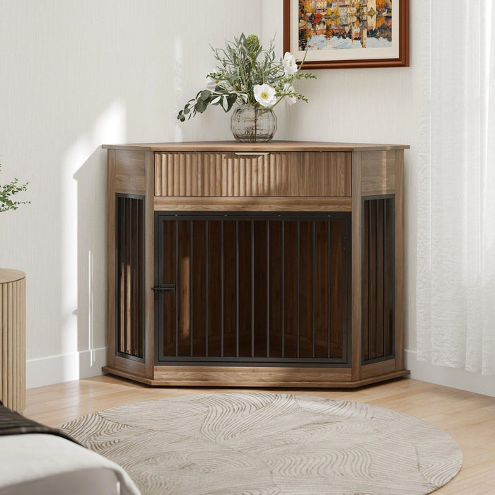 Corner Dog Crate