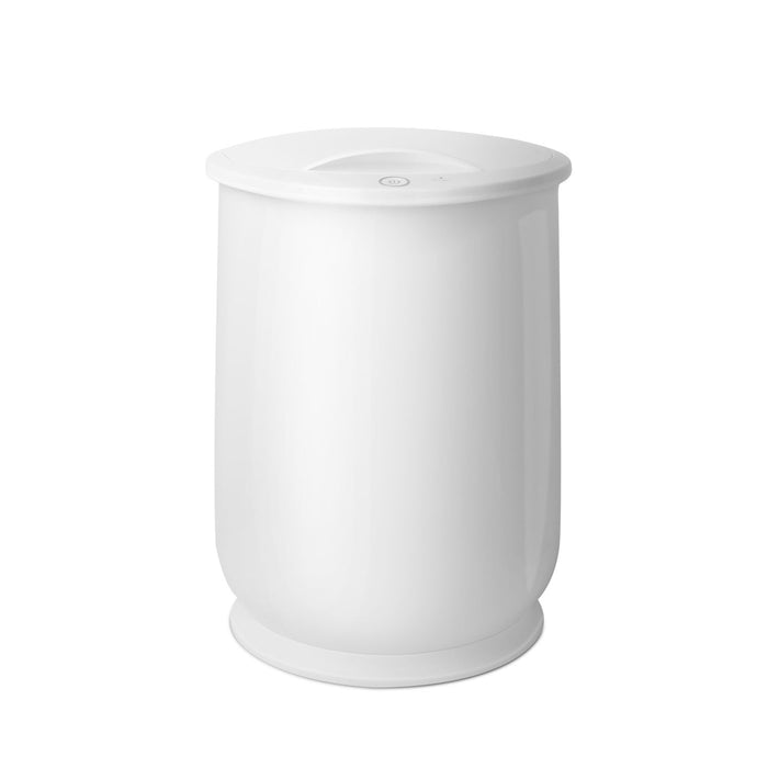 Luxury Bucket Towel Warmers, Large Towel Warmers For The Bathroom, Fits Up To 2 Oversized Towels - White