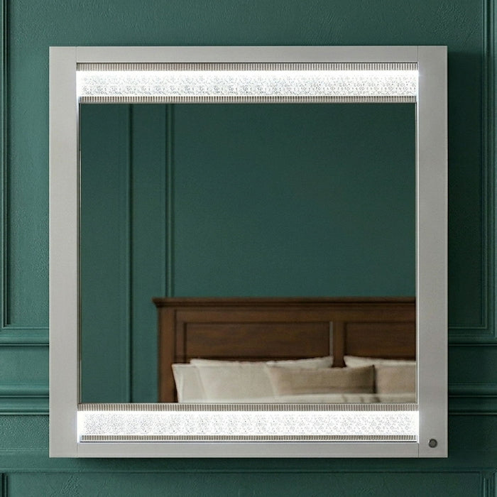 Glam - Mirror & LED Lighting (Includes Mirror Only) - White